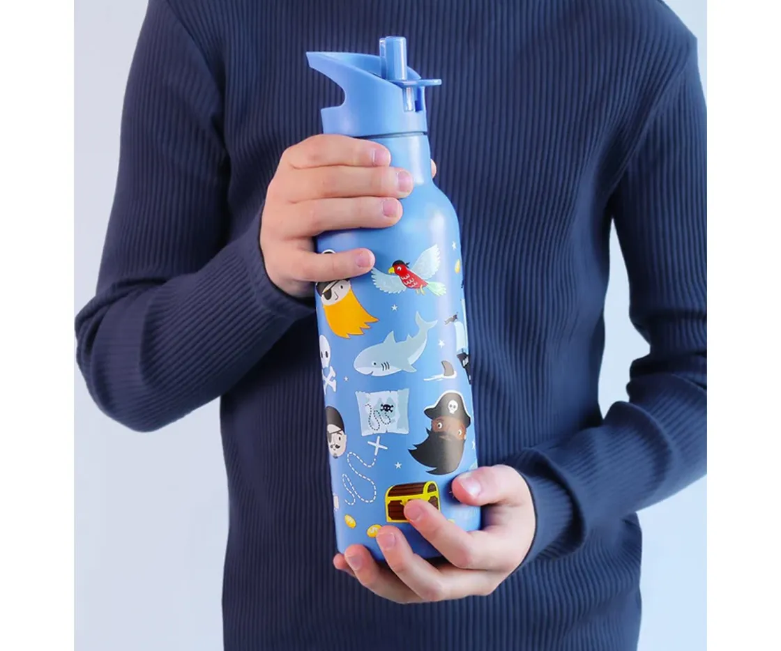 A Little Lovely Company Botella Térmica Acero Pirates 500ml