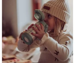 Grech & Co Botella Térmica Acero Sip + Chug Fern Plaid 350ml^ Botellas De Acero