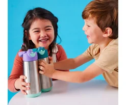 b.box Botella Térmica con Boquilla y Asa 500 ml Emerald Forest