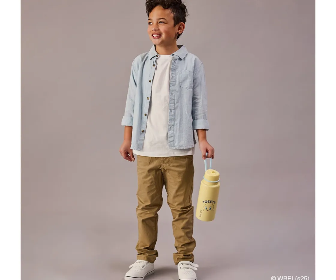 b.box Botella Térmica con Boquilla Plegable y Asa 1L Looney Tunes