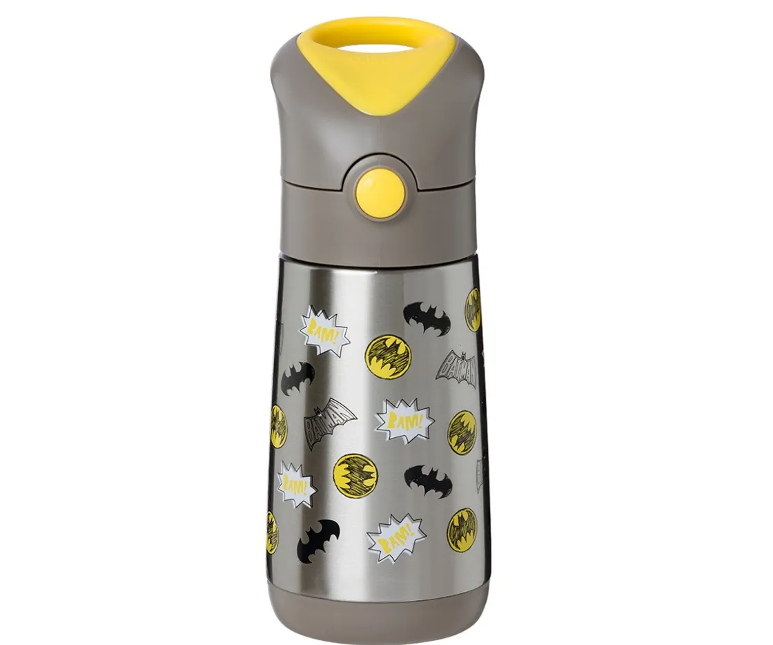 b.box Botella Térmica con Pajita 350 ml Batman