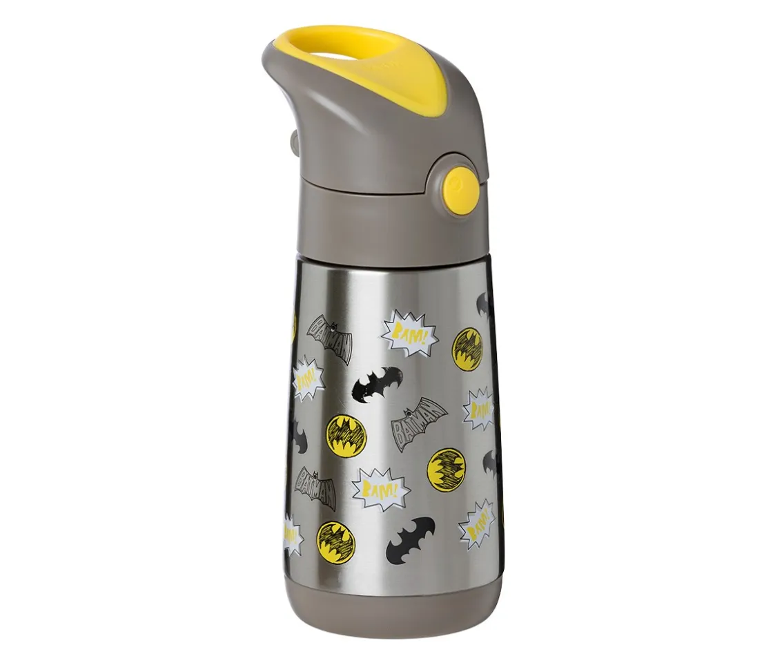 b.box Botella Térmica con Pajita 350 ml Batman