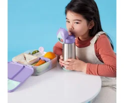 b.box Botella Térmica con Pajita 350 ml Lilac Pop