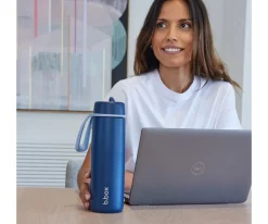 b.box Botella Térmica Flip Top Midnight 690 ml