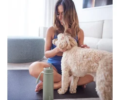 b.box Botella Térmica Flip Top Olive 690ml