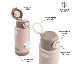 Done by Deer Botella Térmica Tiny Farm Powder 340 ml