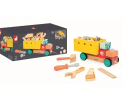Niños Janod Brico'Kids Camión de Arrastre y Construcción
