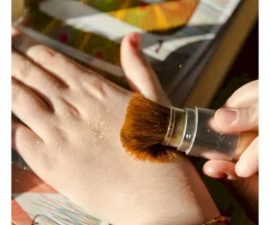 Namaki Brocha & Polvos Brillantes Dorado^Niños Pintura De Uñas, Brillos Y Tattoos