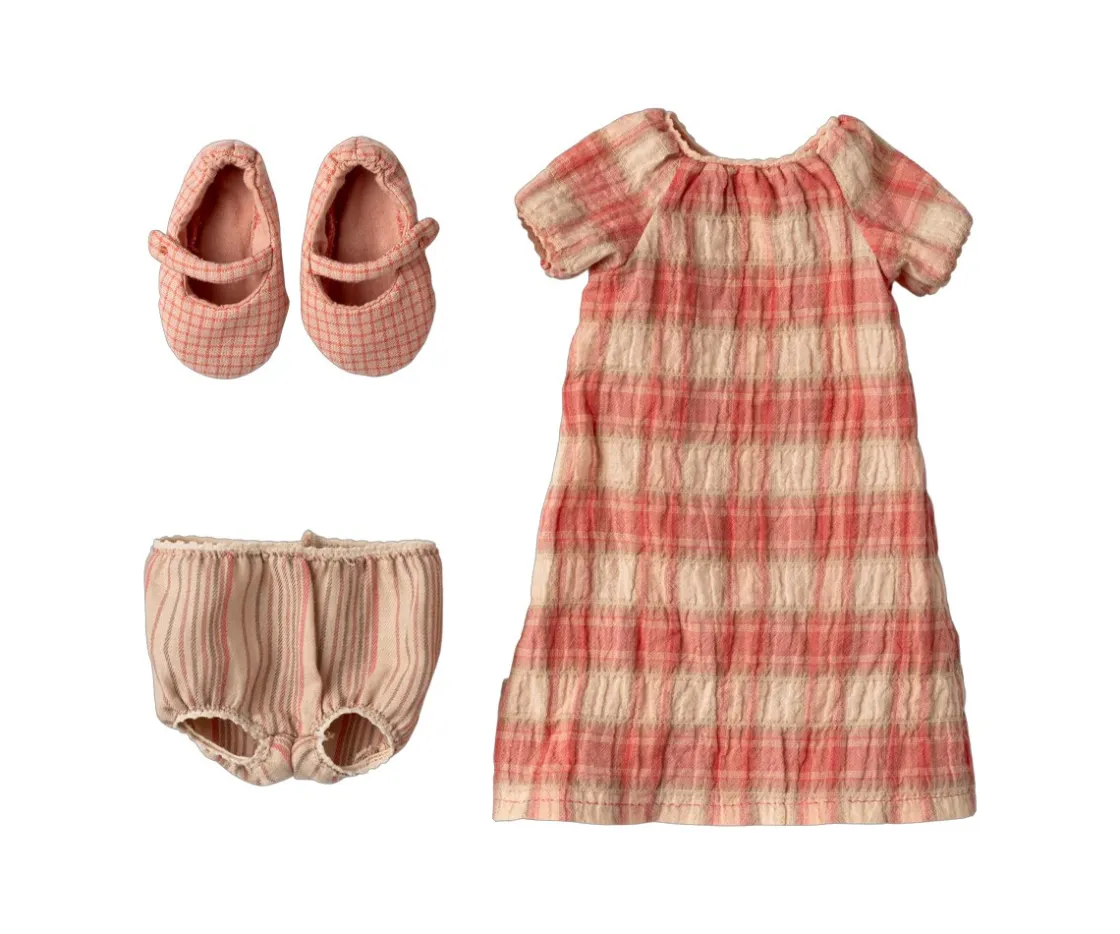 Maileg Bunny con Vestido Chocolate Brown T3^Niños Peluches