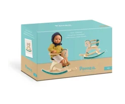Niños Djeco Caballo Balancín Pomea para Muñecos