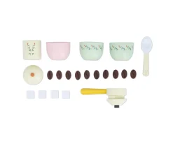 Niños Janod Cafetera de Madera Abuelita Alegre