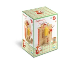 Niños Djeco Cafetera de Madera Espresso de Grano