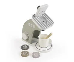 Niños Walking Mum Cafetera Madera Botton