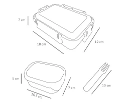 Tutete Caja Almuerzo Bento Magical Forest