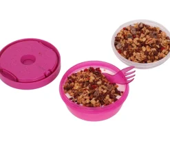 Carl Oscar Caja Almuerzo con Tapa Refrigerante N'ice Cup Purple