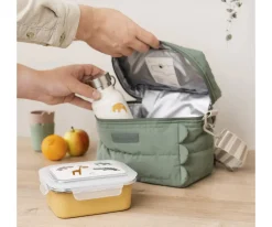 Done by Deer Caja Almuerzo de Metal Deer Friends Mustard^ Cajas De Almuerzo