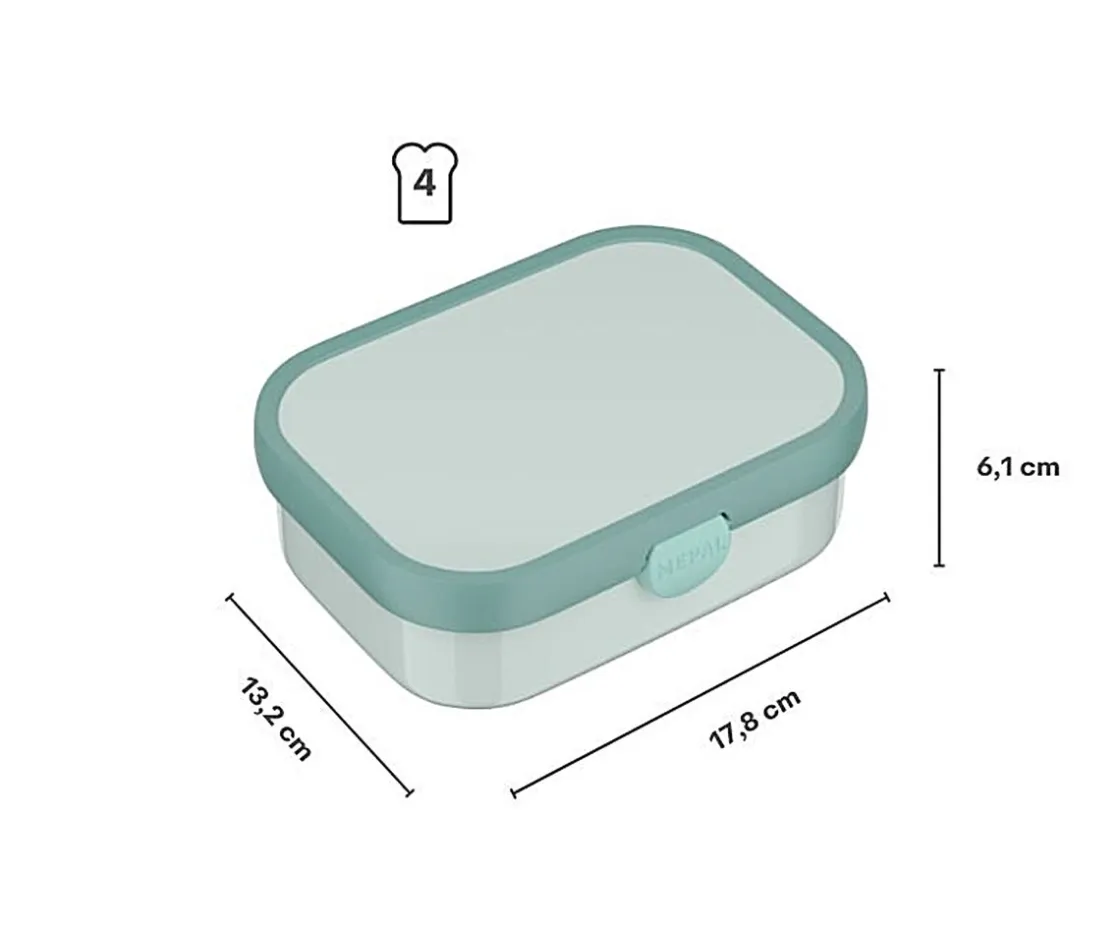 Mepal Caja Almuerzo Midi Campus Cool Mint^ Fiambreras Infantiles