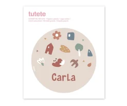 Mepal Caja Almuerzo Personalizada Midi Campus Cool Pink Geometric Nature