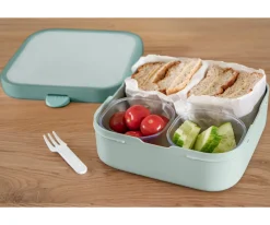 Mepal Caja Almuerzo Personalizada Bento Campus Grande Cool Mint Funny Letters
