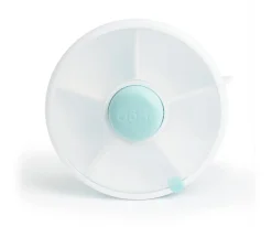 GöBe Caja Almuerzo Snack Spinner Flip, Correa de Mano y Hoja de Pegatinas Macaron Blue^ Cajas De Almuerzo