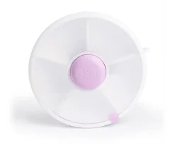 GöBe Caja Almuerzo Snack Spinner Flip, Correa de Mano y Hoja de Pegatinas Taro Purple^ Cajas De Almuerzo