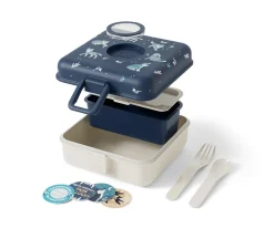 Monbento Caja Almuerzo Snacky Azul Wolf^ Cajas De Almuerzo