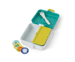 Monbento Caja Almuerzo Snacky Azul Dino