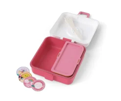 Monbento Caja Almuerzo Snacky Rosa Birds