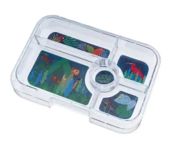 Yumbox Caja Almuerzo Tapas Green Bandeja Jungla Tray 5 Compartimentos^ Cajas De Almuerzo