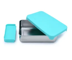 Melii Caja Bento de Acero Inoxidable Blue^ Fiambreras Infantiles