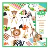 Niños Djeco Caja Creativa Crea Animales de la Jungla