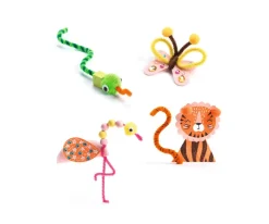 Niños Djeco Caja Creativa Crea Animales de la Jungla