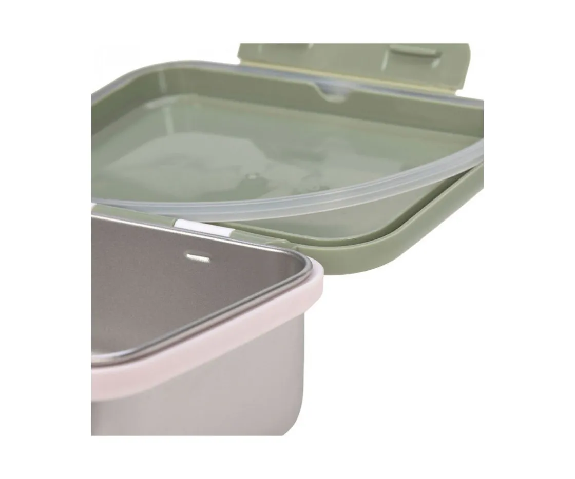 Lassig Caja de Almuerzo Acero Adventure Light Olive^ Cajas De Almuerzo