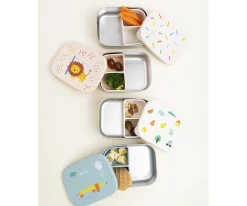 The Cotton Cloud Caja de Almuerzo Acero con Separador Extraíble Confetti^ Cajas De Almuerzo