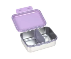 Lassig Caja de Almuerzo Acero Little Gang Heart Lilac^ Fiambreras Infantiles