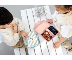 Lassig Caja de Almuerzo Acero Sunny Explorer Green/Blue