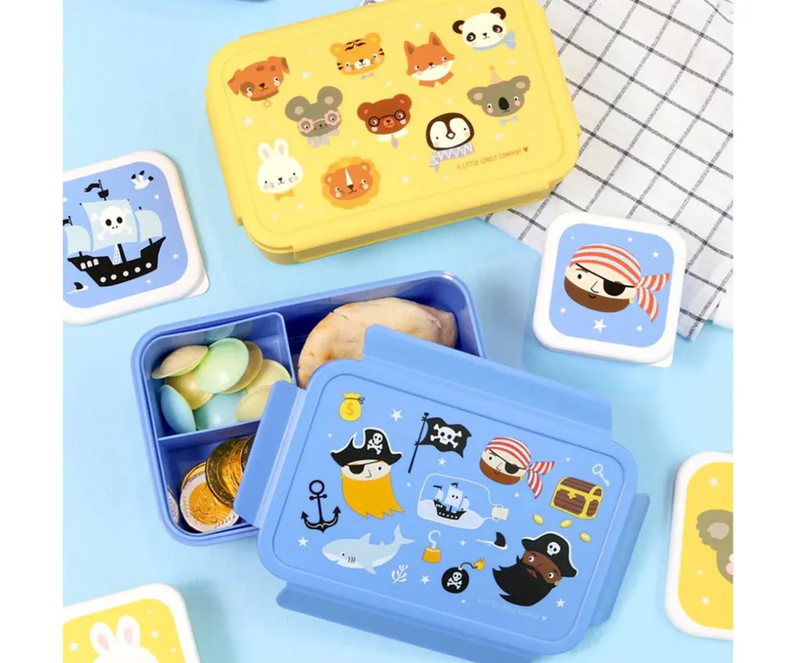 A Little Lovely Company Caja de Almuerzo Bento Pirates^ Cajas De Almuerzo