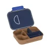 Lassig Caja de Almuerzo Compartimentos Bento Smile Navy Blue