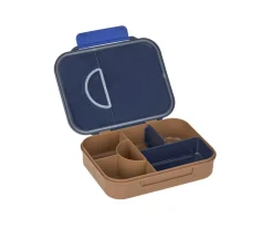Lassig Caja de Almuerzo Compartimentos Bento Smile Navy Blue
