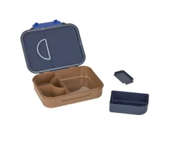 Lassig Caja de Almuerzo Compartimentos Bento Smile Navy Blue