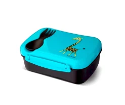 Carl Oscar Caja de Almuerzo N'ice Box Kids Jirafa Turquoise