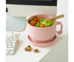 Helio Ferretti Caja de Almuerzo Redonda Bon Appétit Rosa