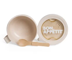 Helio Ferretti Caja de Almuerzo Redonda Bon Appétit Beige