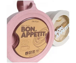 Helio Ferretti Caja de Almuerzo Redonda Bon Appétit Beige