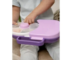 GöBe Caja de Almuerzo Spinner 2 in 1 Lunchox Grape Purple