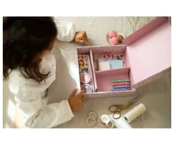 Little Dutch Caja de Creatividad Grande Rosa^Niños Manualidades Para Niños