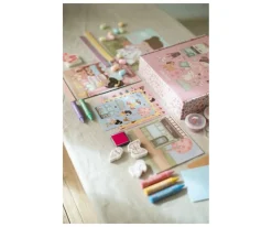 Little Dutch Caja de Creatividad Grande Rosa^Niños Manualidades Para Niños