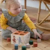 Sebra Caja de Formas de Madera Busy Builders & Teeny Toes^Niños Juguetes Para Niños De 18 Meses