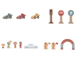 Niños Little Dutch Caja de Juego con Pista de Carreras FSC