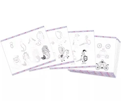 Niños Janod Caja Dibujo Creativo 20 Modelos Fantasía